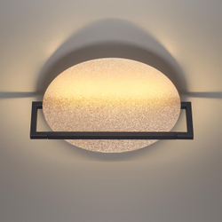 7016/15WL HIGHTECH ODL25 295 золотой ice crack/металл/акрил Настенно-потолочный светильник IP20 LED поворотный 360° 1*15W LUNAR