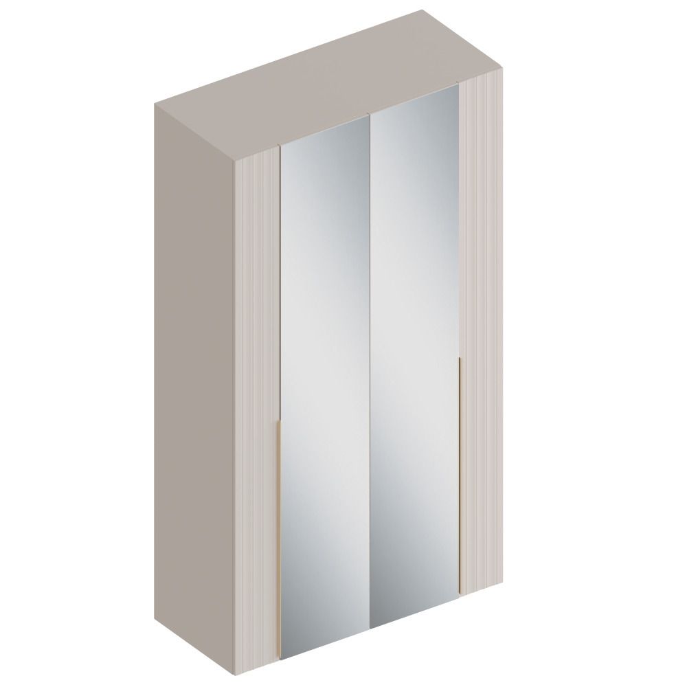 Шкаф 4-ств с зеркалом "Тефия" (Софт сантьяго/Тефия) МФ Велес, г. Туймазы