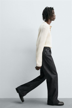 ZARA ДЖИНСЫ RELAXED FLARE FIT, ИНДИГО