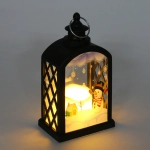 Сувенир с подсветкой «Зимняя ночь» 7,8*5,5*14 см, Черный