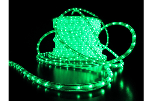 LED-XD-3W-100M-240V зеленый,13мм, (4м)