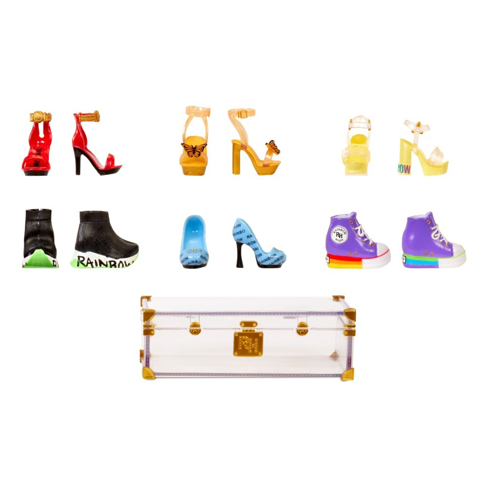 Rainbow High - Модный шкаф с одеждой для кукол Deluxe Fashion Dressing Room 574323 / артикул   574323  / GTIN 035051574323