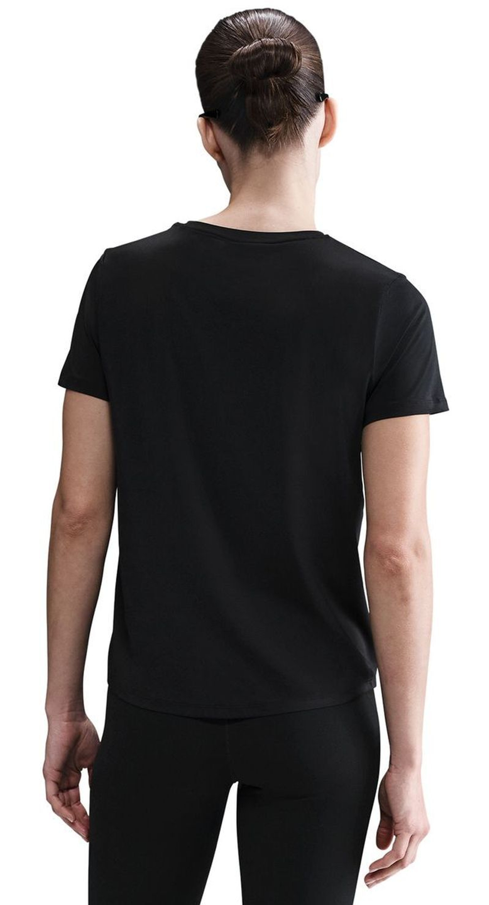 Женская теннисная футболка Nike One Classic Dri-Fit - black/white