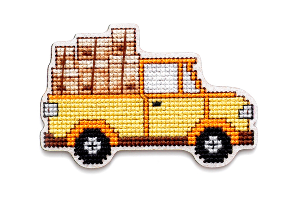 Коллекция:	Вышивка по перфорированной форме¶Название по-английски:	Wooden cross-stitch kit¶Название