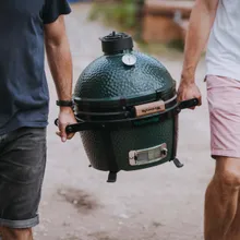 Керамический гриль Big Green Egg MiniMax, 33 см, на высокой подставке