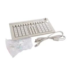 Клавиатура программируемая POScenter S67 (мод. 63 клавиши, MSR, ключ, USB, 3,0 м.), белая