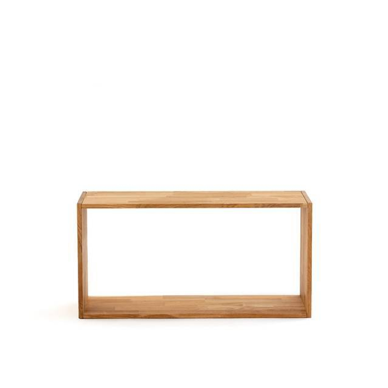 Полка настенная,70х28х35, Эдгар, полка настольная и напольная, для ванной и спальни, стеллаж модульный, натуральный дуб, La Redoute