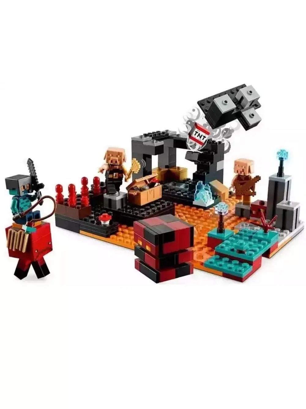 Конструктор Майнкрафт Бастион нижнего мира 345 деталей