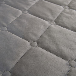 Велюровое покрывало ромб OVF043