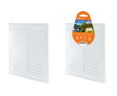 Решетка разъемная с москитной сеткой, белая 183х253 TDM SQ1807-0083