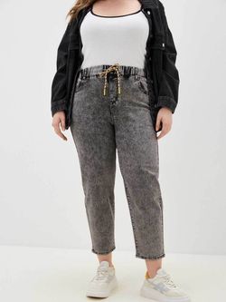 Джинсы на резинке больших размеров