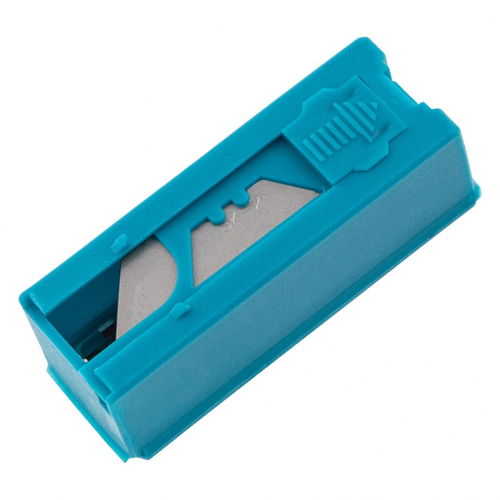 GROSS Лезвия 19мм трапециевидные пластиковый пенал 12шт/упак