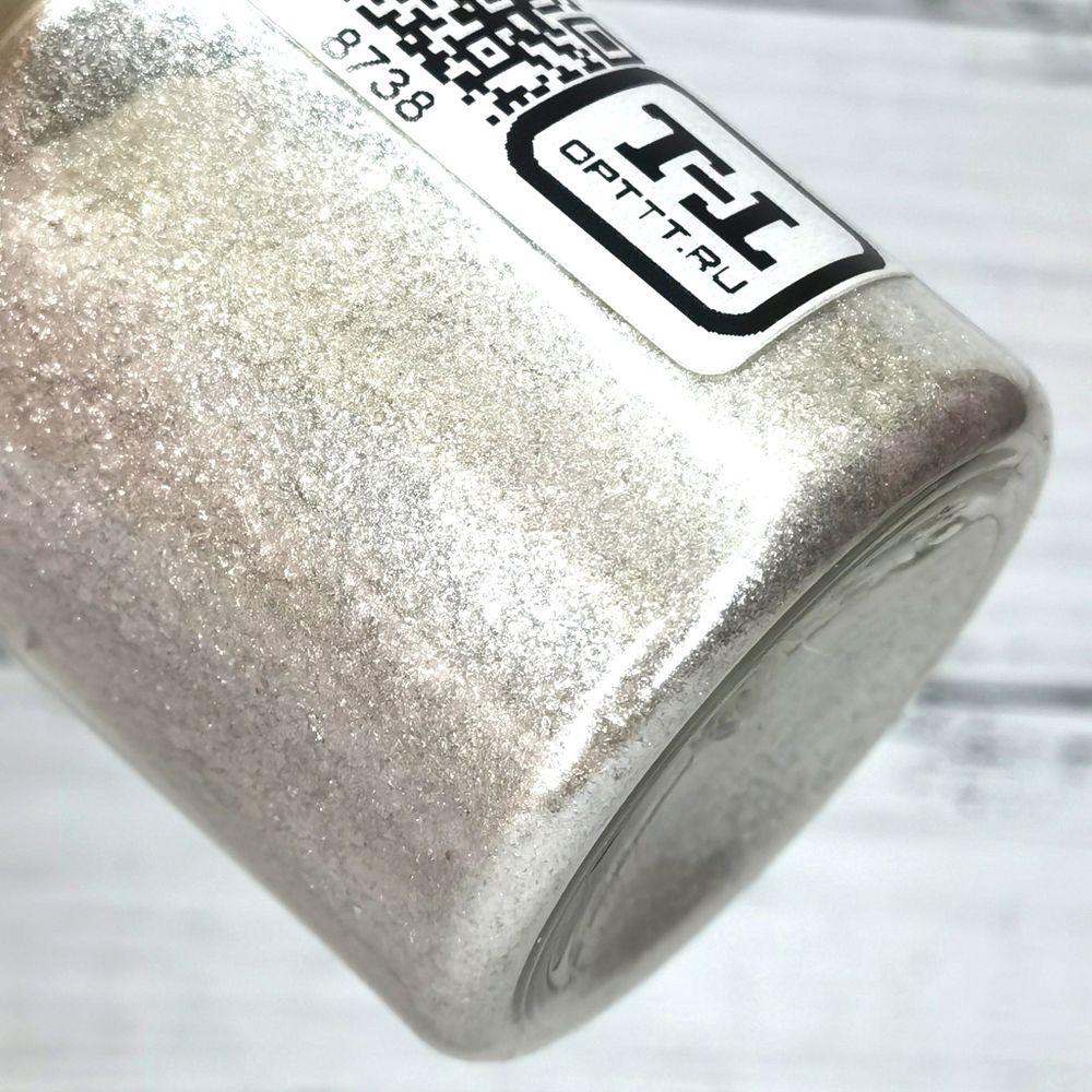 Хайлайтер - шиммер сухой серебряный - набор 5 штук