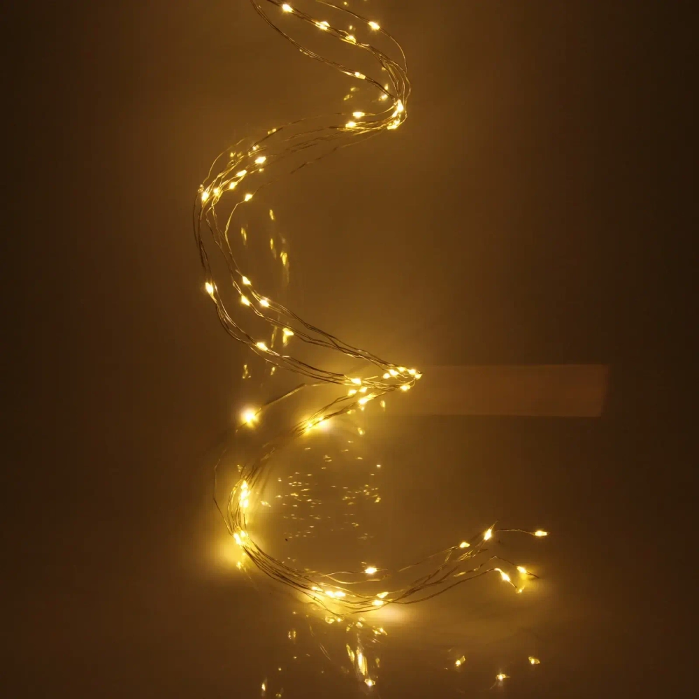 Гирлянда для дома «Волшебный хвост» 2,0 м, 8 нитей, 160 ламп, IP-40, Теплый белый (постоянное свечение)