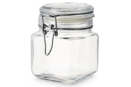 Банка стеклянная Кремлин 740мл с метал.клипсой+пласт.уплотн. Pasabahce