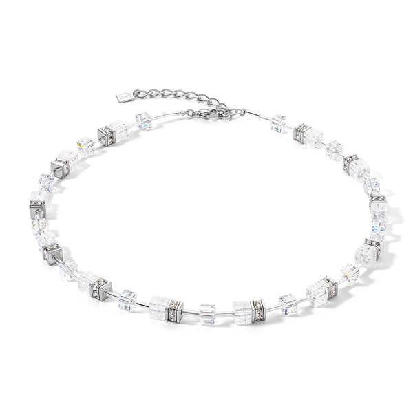 Колье Coeur de Lion White-Silver 3018/10-1417