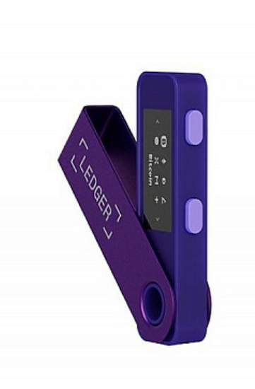 Аппаратный криптокошелек Ledger Nano S Plus Purple Amethyst