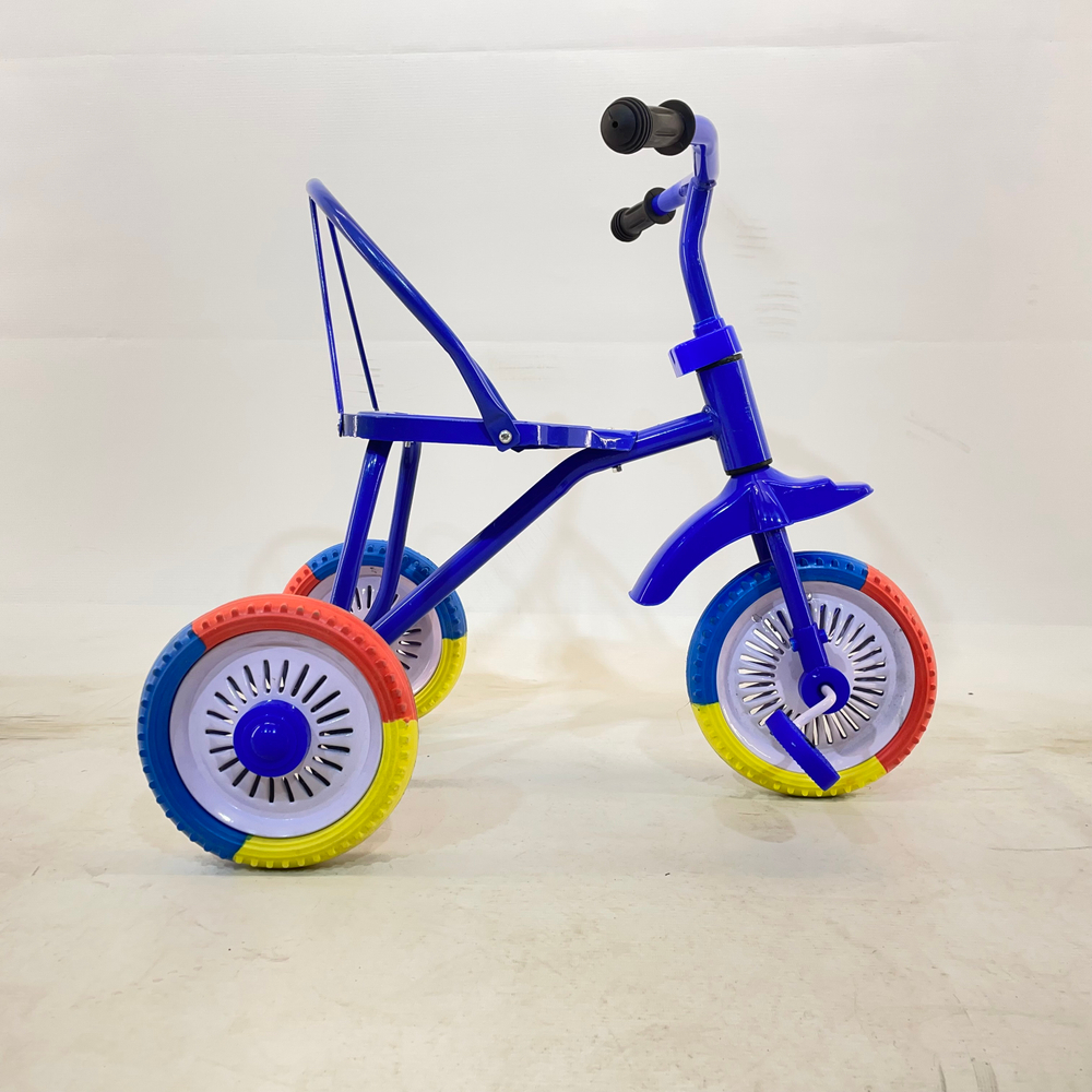 Велосипед детский трехколёсный металлический H-19552-B2-1 (в коробке 6шт.)