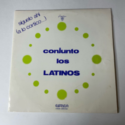 Винтажная виниловая пластинка LP Conjunto Los Latinos Siguelo Ahi (A La Cortico) (Куба 1975)