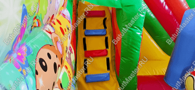 Коммерческий батут "Добрые зверята", 5*5*2.8 м