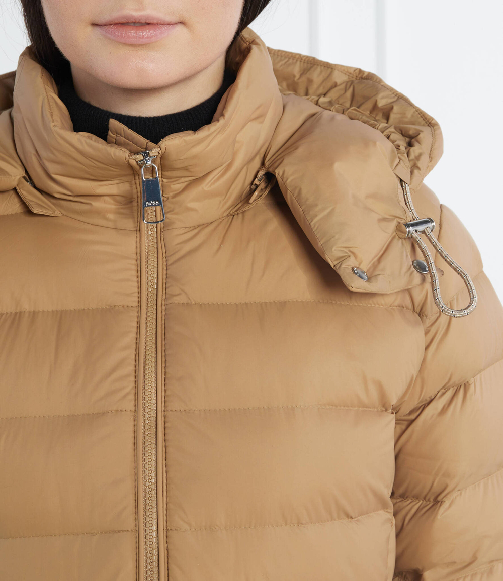 пуховое пальто pampana BOSS BLACK - бежевый(50477920)