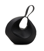 Кожаная сумка хобо Patrizia Pepe - черный(8B0046 L047)