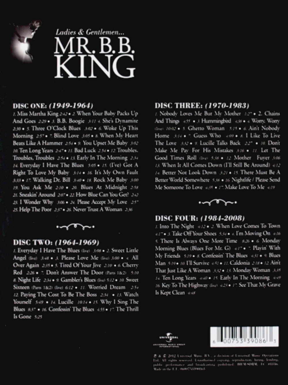 B.B. King / Ladies & Gentlemen... Mr. B.B. King (4CD)