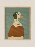 Постер 30х40 см в детскую мальчика Ретро