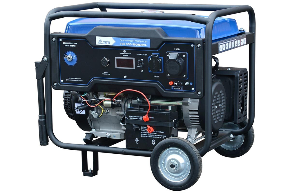 Бензиновый генератор TSS SGG 5000EHNA в кожухе МК-1.1