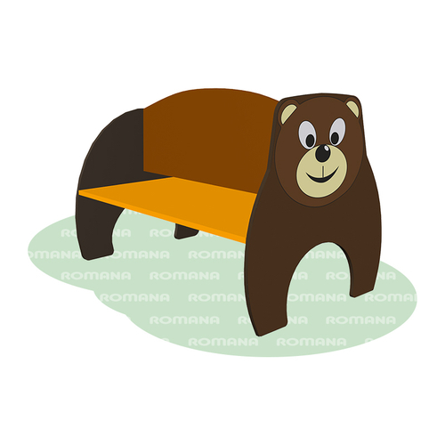 Скамья детская с рисунком «Медведь» Romana 302.10.00