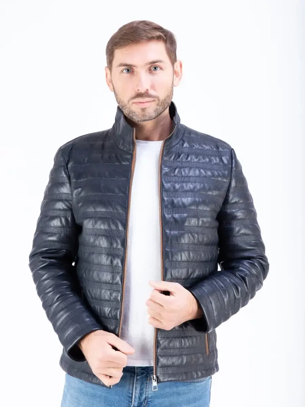 Куртка мужская  из натуральной кожи