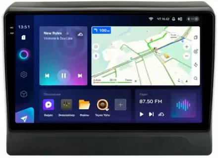 Магнитола для Mitsubishi Delica D5 2019+ - Teyes CC3-2K на Android 10, 2K QLED, ТОП процессор, CarPlay, 4G SIM-слот