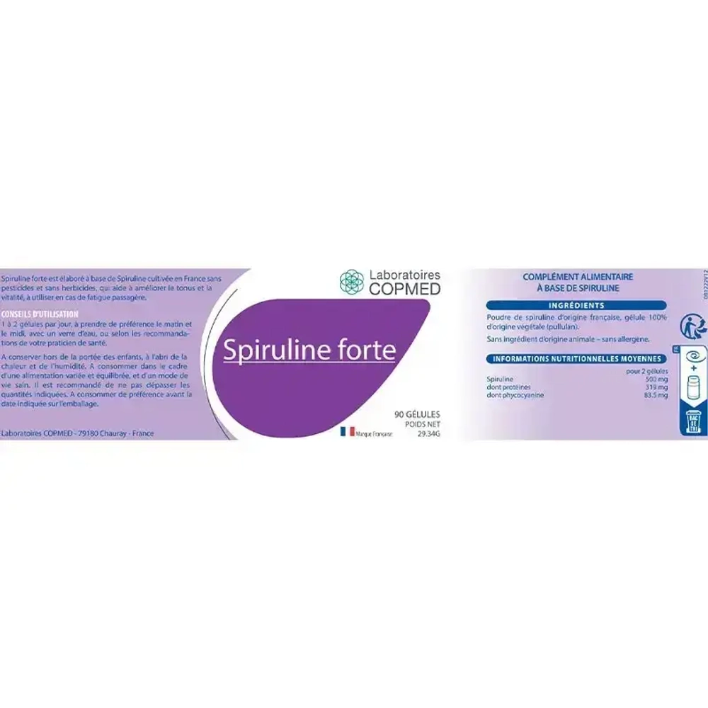 Spiruline forte 90 gelules