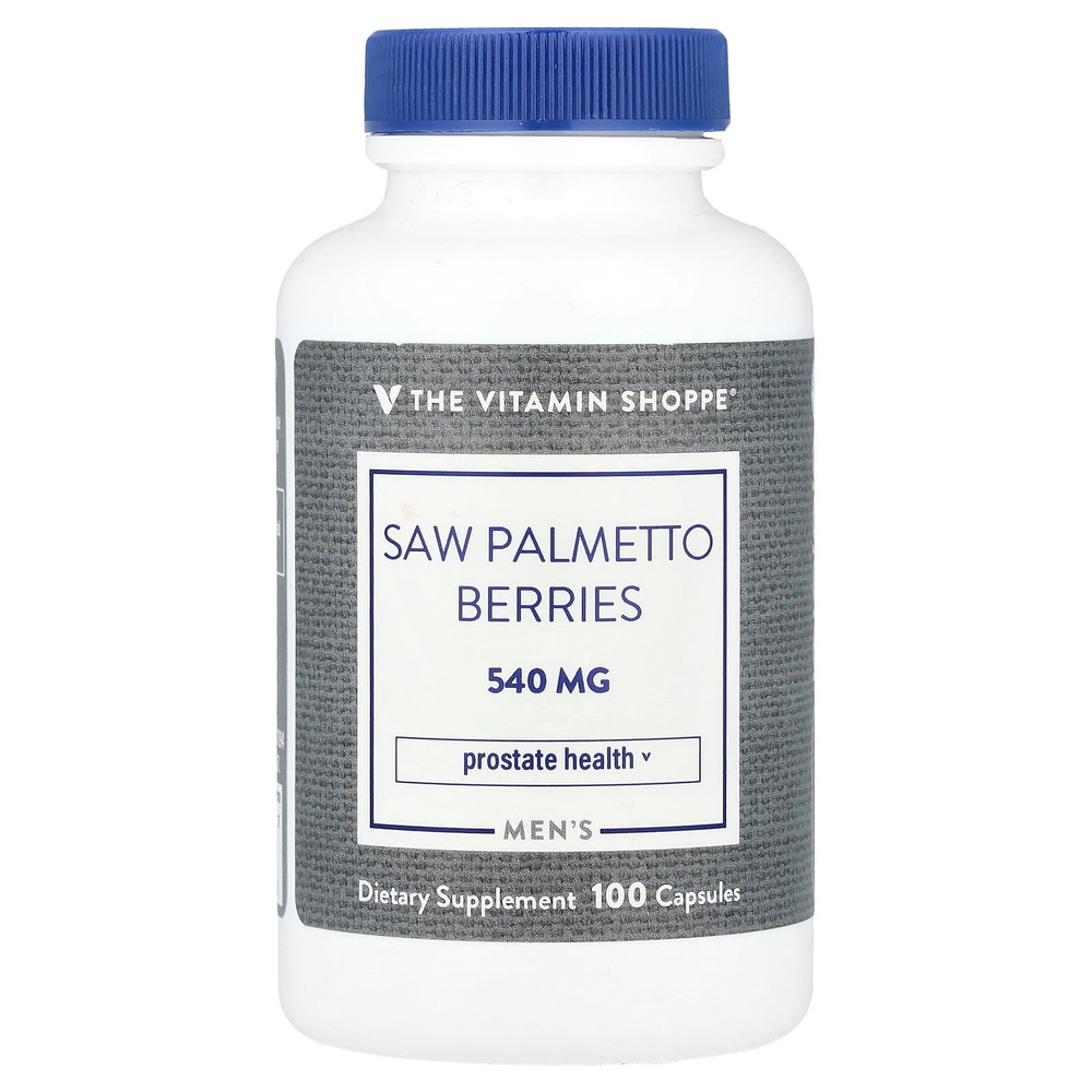 The Vitamin Shoppe, Мужские ягоды серенои, 540 мг, 100 капсул