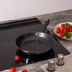 СКОВОРОДА C АНТИПРИГАРНЫМ ПОКРЫТИЕМ "IRON CHEF" AGNESS 22*4.4CM ТЕХНОЛОГИЯ 3-PLY, НЕРЖ.СТАЛЬ 18/10