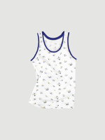 Майка для девочки Mjölk Сет из 3х штук, Blue Flowers