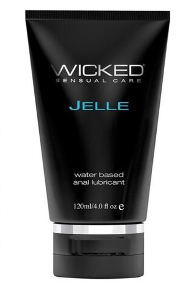 Анальный лубрикант Wicked Jelle на водной основе - 120 мл.