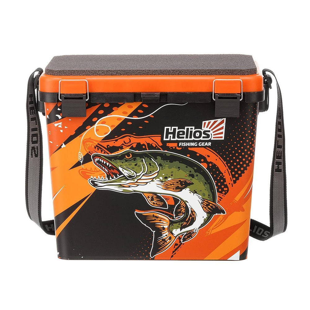 Ящик рыболовный зимний Helios Pike односекционный (19л)