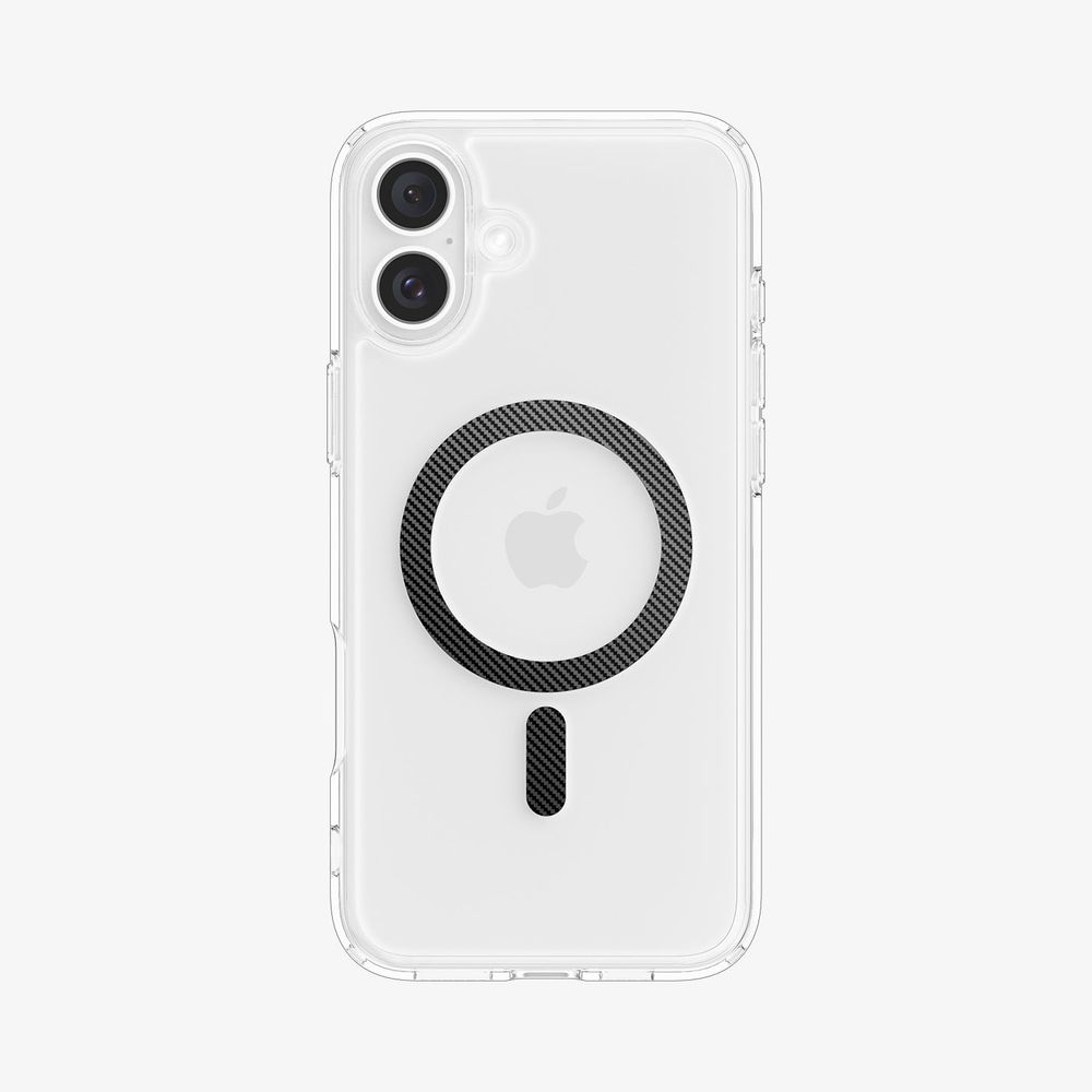 Чехол Spigen Ultra Hybrid Magsafe, carbon fiber - iPhone 16