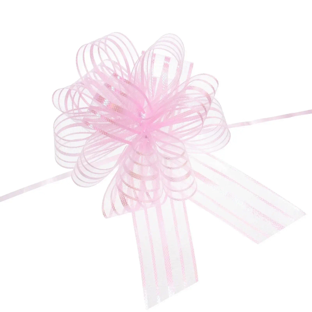 Бант для оформления подарка «Сияние» 5 см, d=15 см, Нежно-розовый