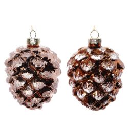 GAEM Украшение новогоднее "Снежная шишка", L8 W8 H11 см, 2в.