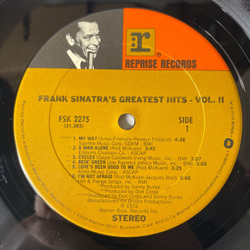 Винтажная виниловая пластинка LP Frank Sinatra, Frank Sinatra's Greatest Hits Vol. 2 (США 1972) My Way