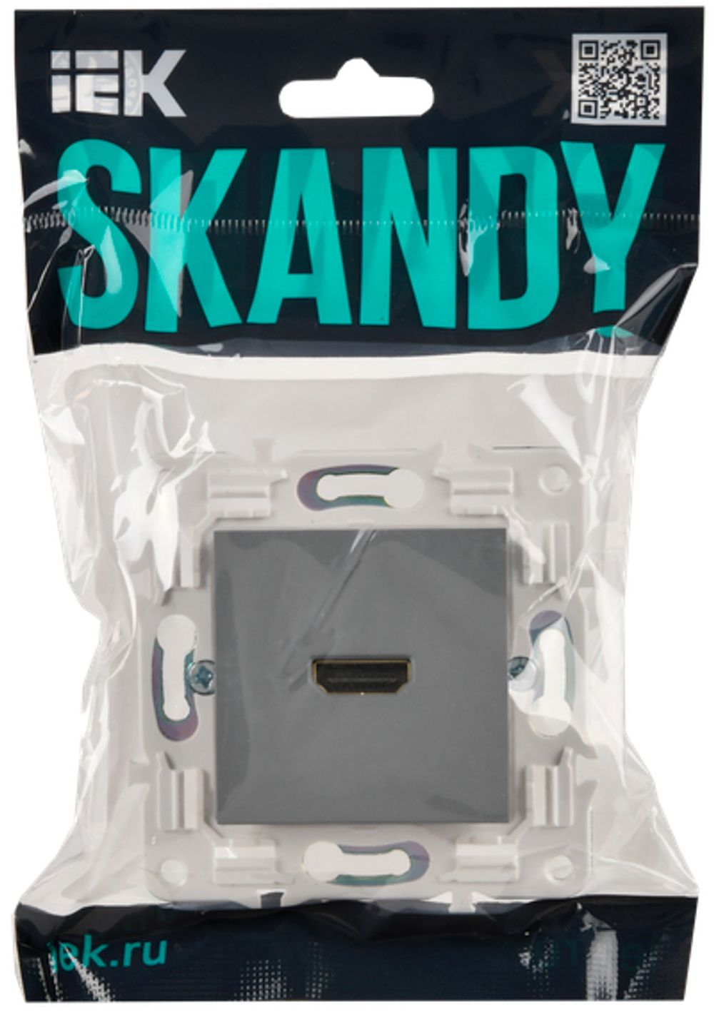 SKANDY Розетка HDMI SK-H01Gr серый IEK