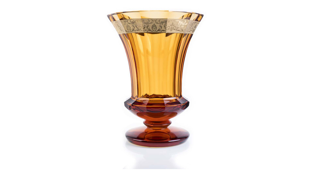 Ваза Moser Gloria Topaz, 35 см