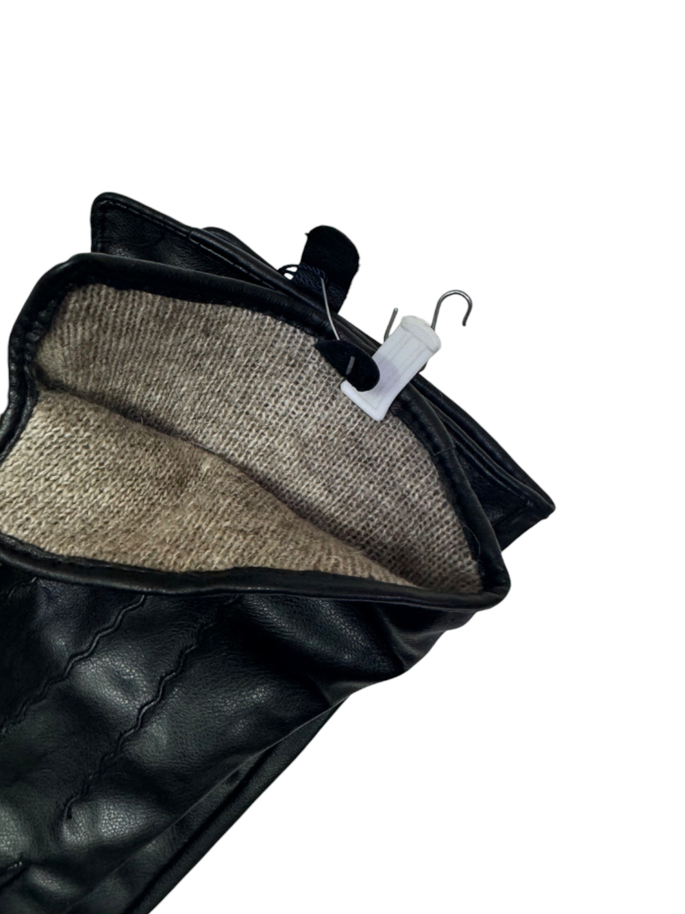 Перчатки. Мужские. Материал верха: Эко кожа. Подклад: Трикотаж-шерсть. 5 шт в упаковке.