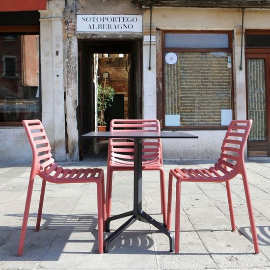 Стул пластиковый Doga Bistrot марсала Италия