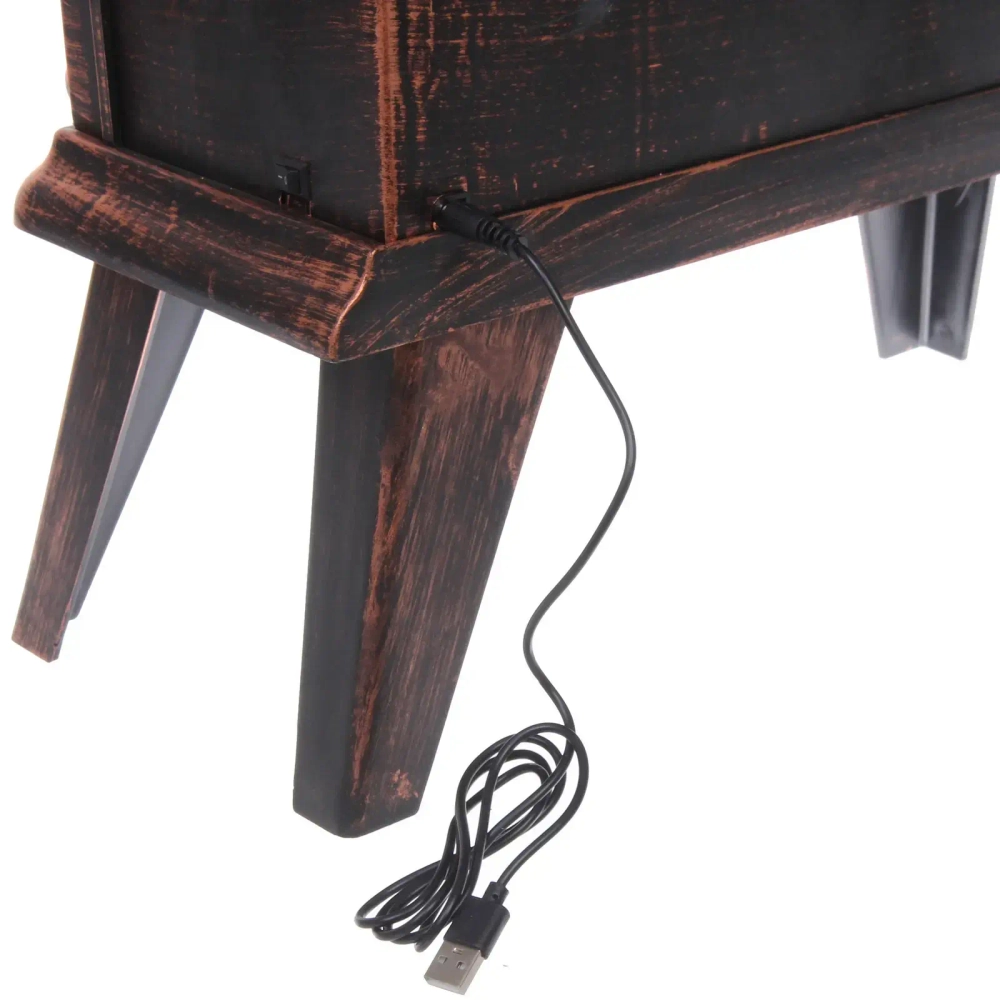 Сувенир с подсветкой «КАМИН - Домашний вечер» 45*18*56 см (питание от USB и батареек)