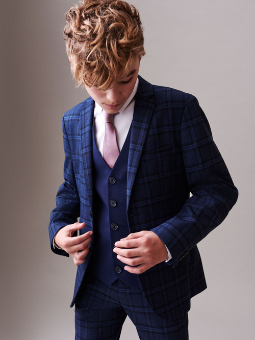 Пиджак для мальчика Next 546-804, Темно-синий