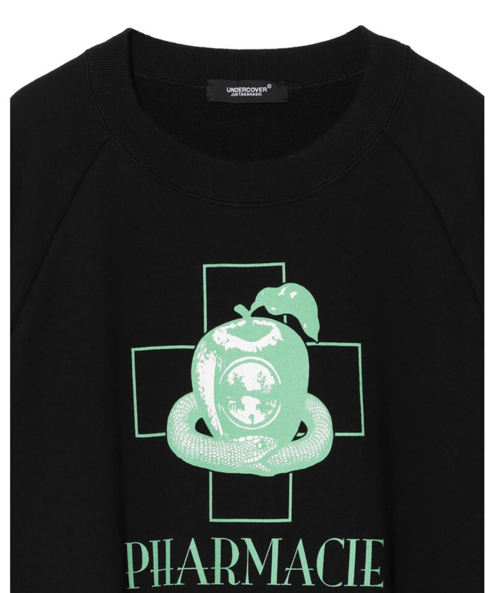 UNDERCOVER x BRIGITTE TANAKA ТОЛСТОВКА ЧЕРНАЯ PHARMACIE