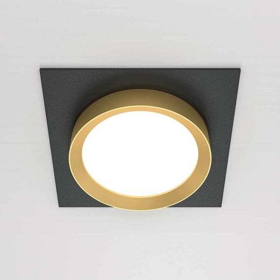 Встраиваемый светильник Maytoni Hoop DL086-GX53-SQ-BG